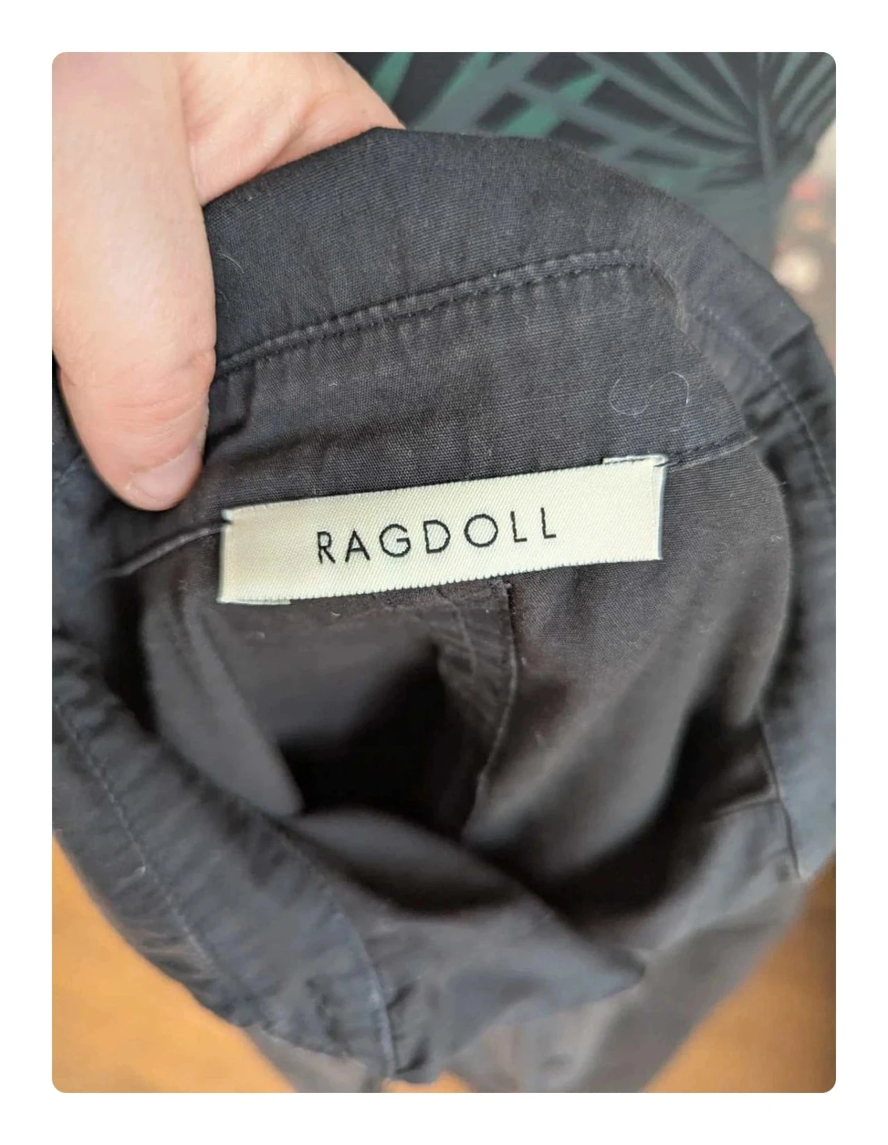 Camisa ragdoll negra talla S – photo 7